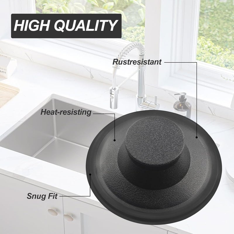 Screw Man Sink Stopper Fits for InSinkErator STP-PL/STPPL for Kitchen Drain Stopper Garbage Disposal Plug, Compatible with Standard 3-1/2" Drains from Kohler, Waste King, Whirlpool, and More(2 Pack) - Image 3